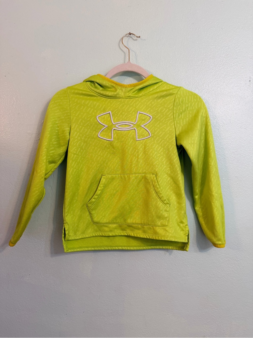Under Armour Kids Lime Green Hooded Sweatshirt